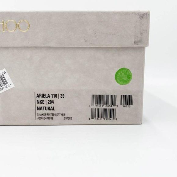 Jimmy Choo Black Ariela Snake Printed Platform - Picture 12 of 12